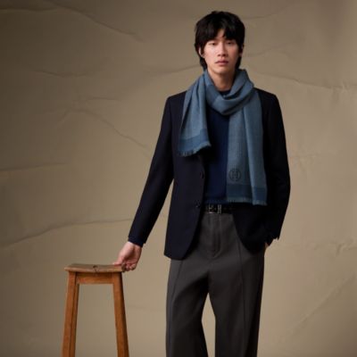 メンズ シルクマフラー＆カシミヤストール | Hermès - エルメス-公式サイト